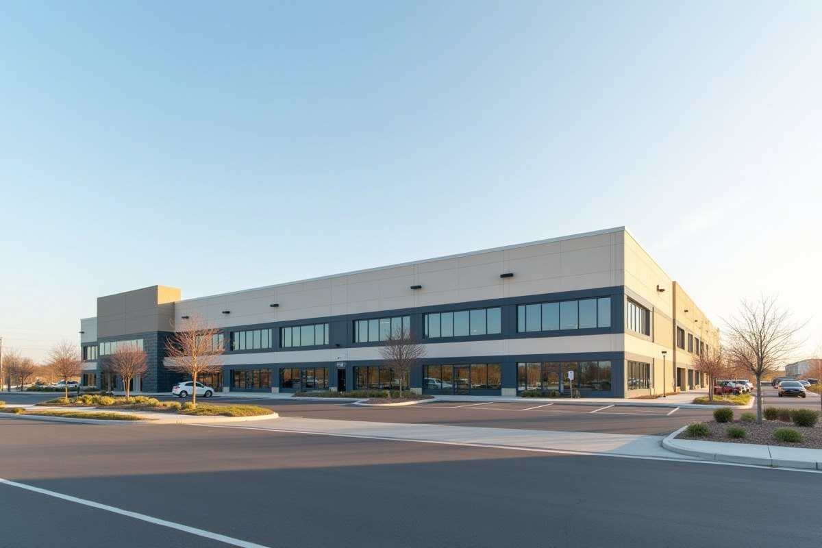 Contemporary manufacturing and office building near the 401 corridor